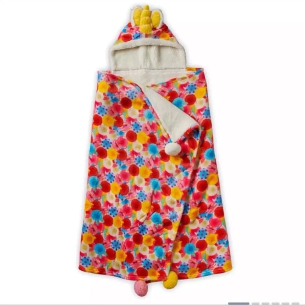 DISNEY PIXAR AUTHENTIC MERCH TOY STORY HOODED UNICORN SHERPA THROW NEW
